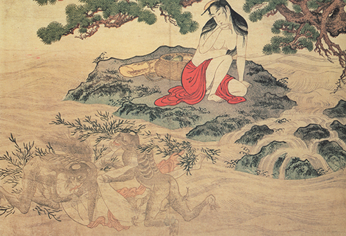 NISHIKIE no.944 喜多川歌麿 歌満くら「『海女と河童』の図